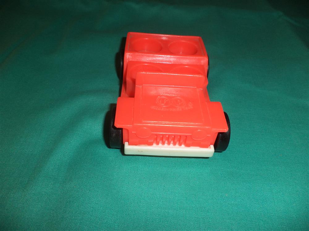 Fisher Price Little People Play Family A Frame #990 Red Jeep picture 23873