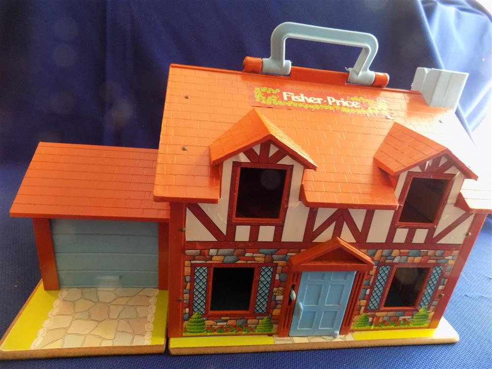 Fisher Price Little People Brown Tudor House #952 complete set with box picture 3319