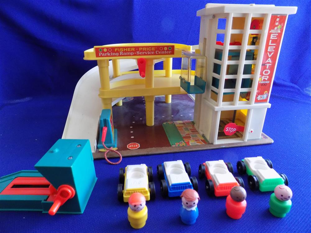 Fisher Price Little People Park Ramp Service Center Garage #930 picture 4440