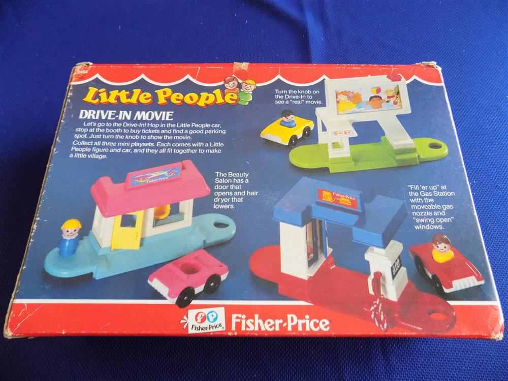 Fisher Price Little People Drive-In Movie #2454 Mint picture 4452