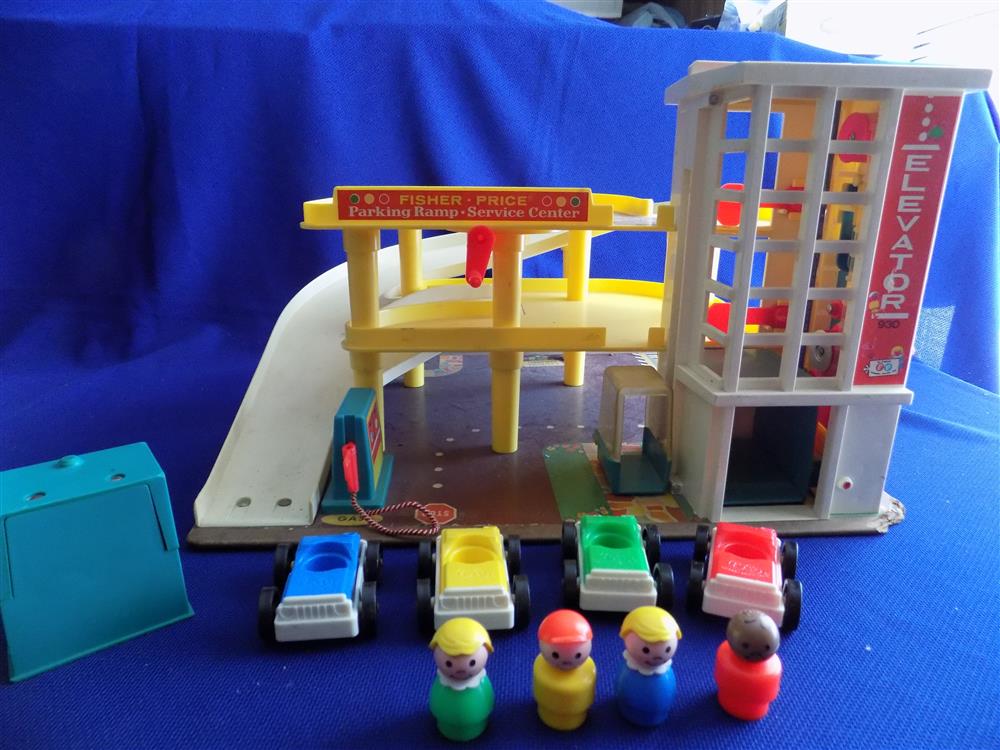 Fisher Price Little People Service Center Garage #930 Vintage picture 4460