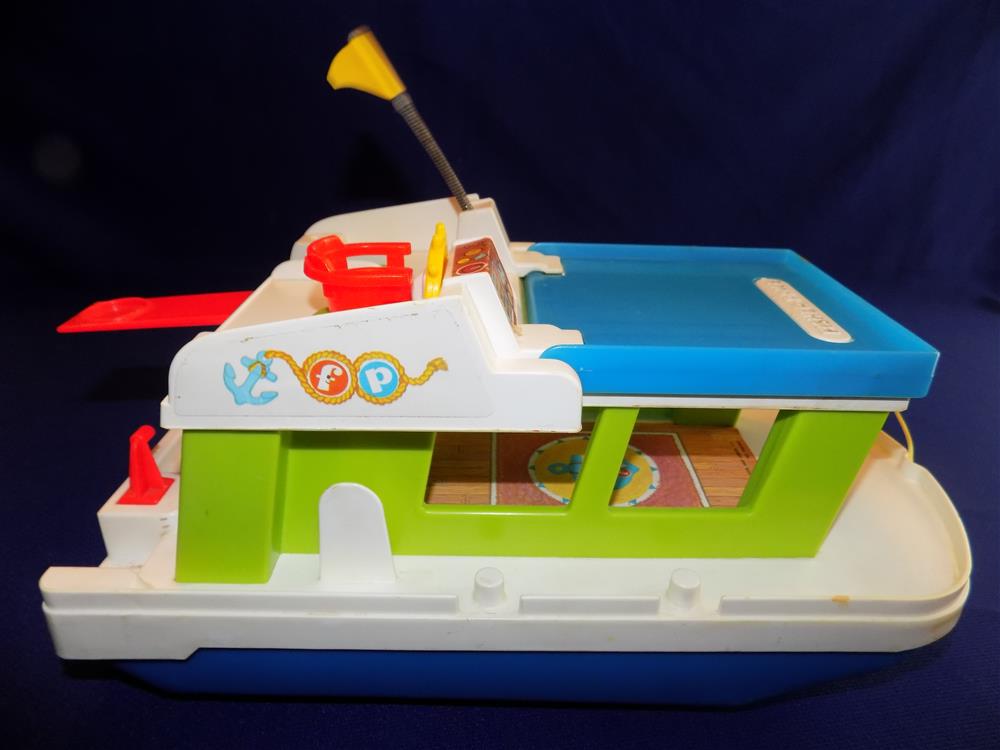 Fisher Price Little People Play Family Houseboat #985 Mint picture 5554