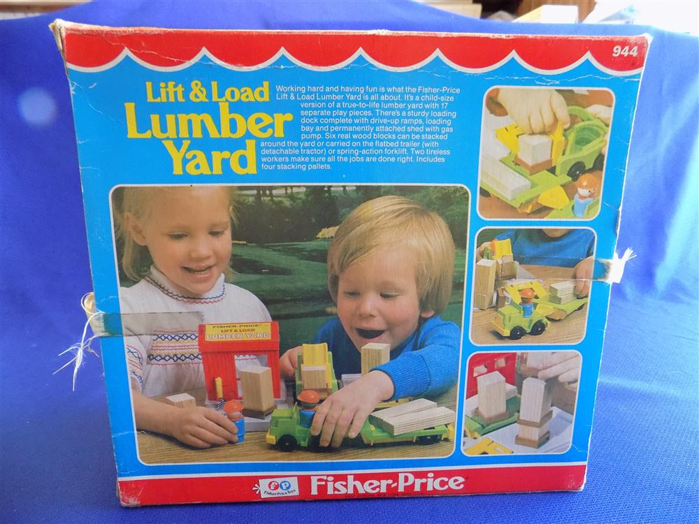 Fisher Price Lift & Load Lumber Yard #944 Sealed picture 6663