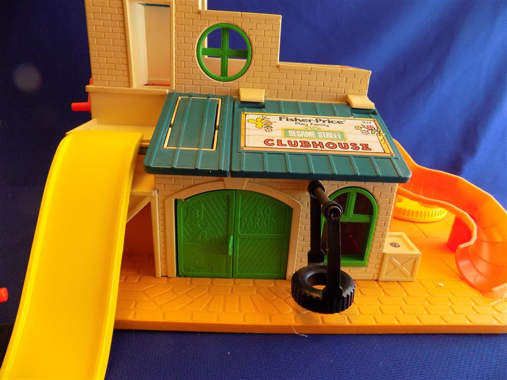 Fisher Price Little People Sesame Street Clubhouse #937 Vintage picture 5517