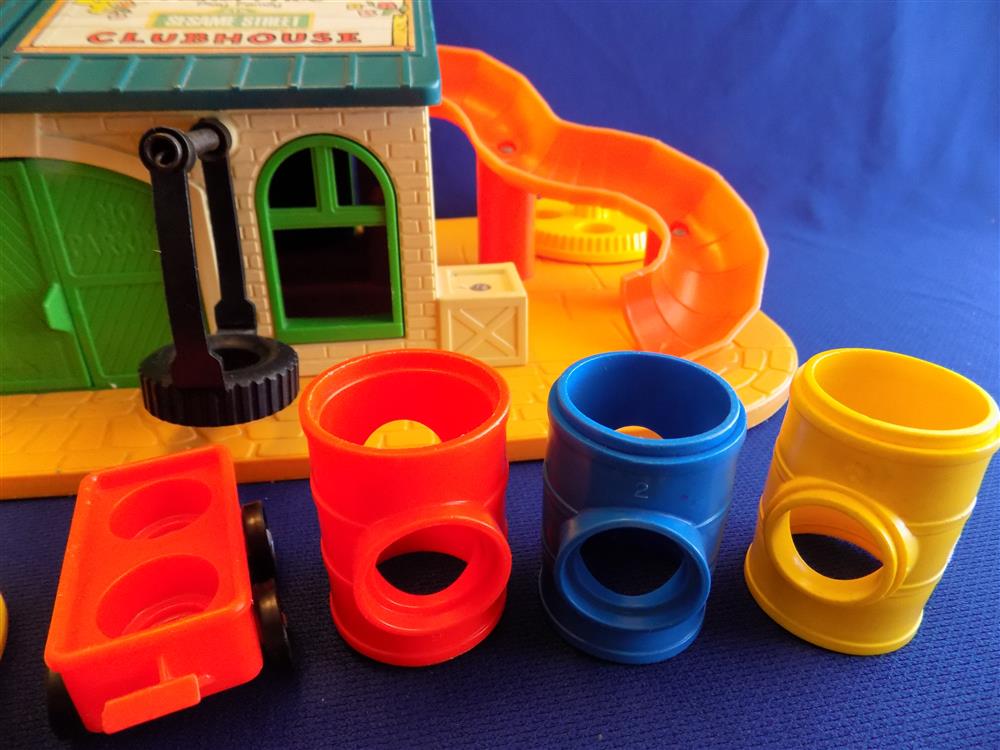 Fisher Price Little People Sesame Street Clubhouse #937 Vintage picture 5520