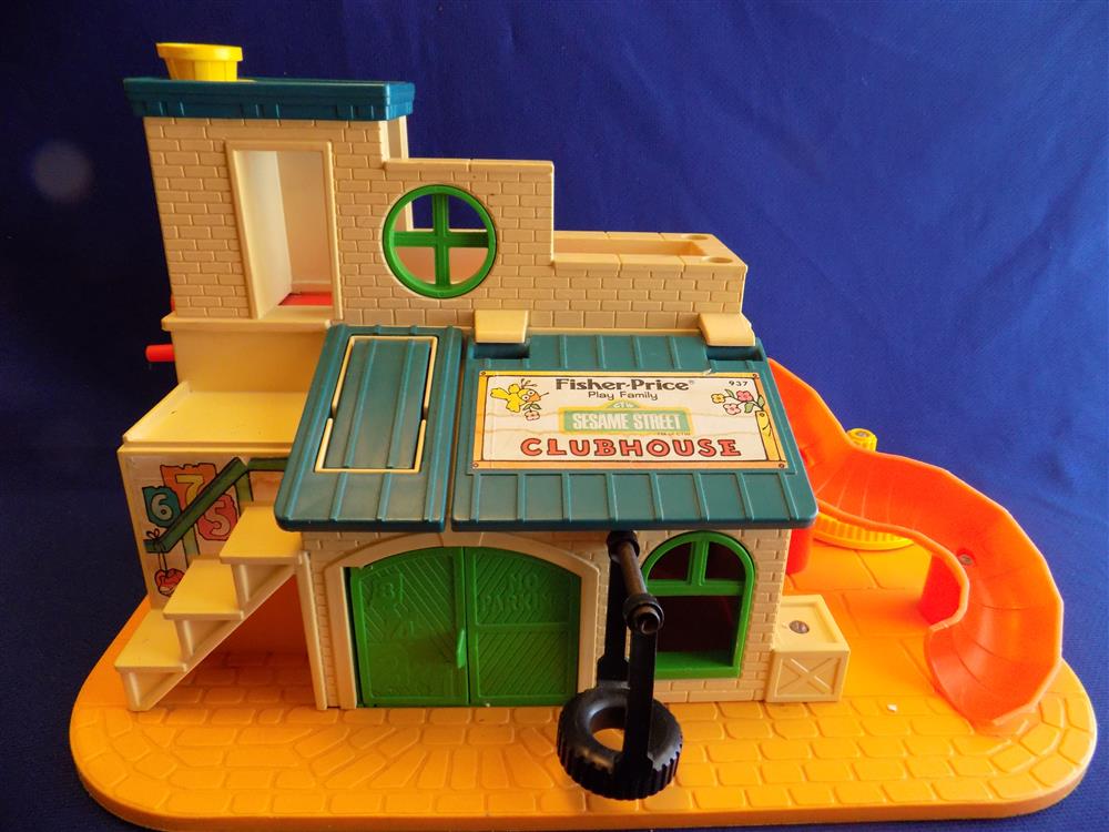 Fisher Price Little People Sesame Street Clubhouse #937 Vintage picture 5522
