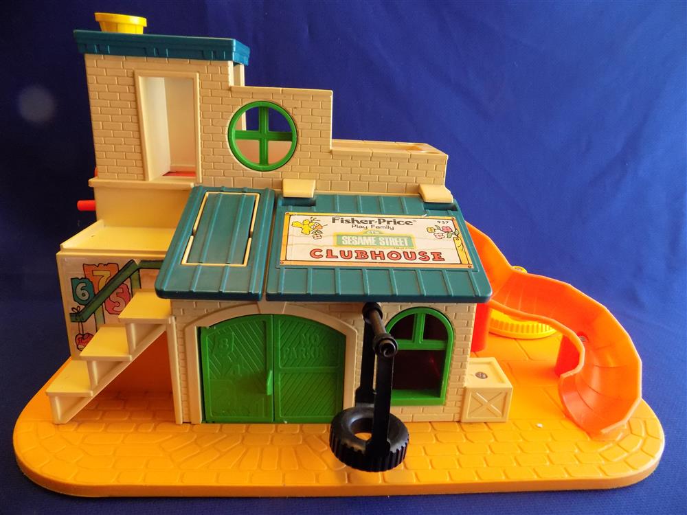 Fisher Price Little People Sesame Street Clubhouse #937 Vintage picture 5525