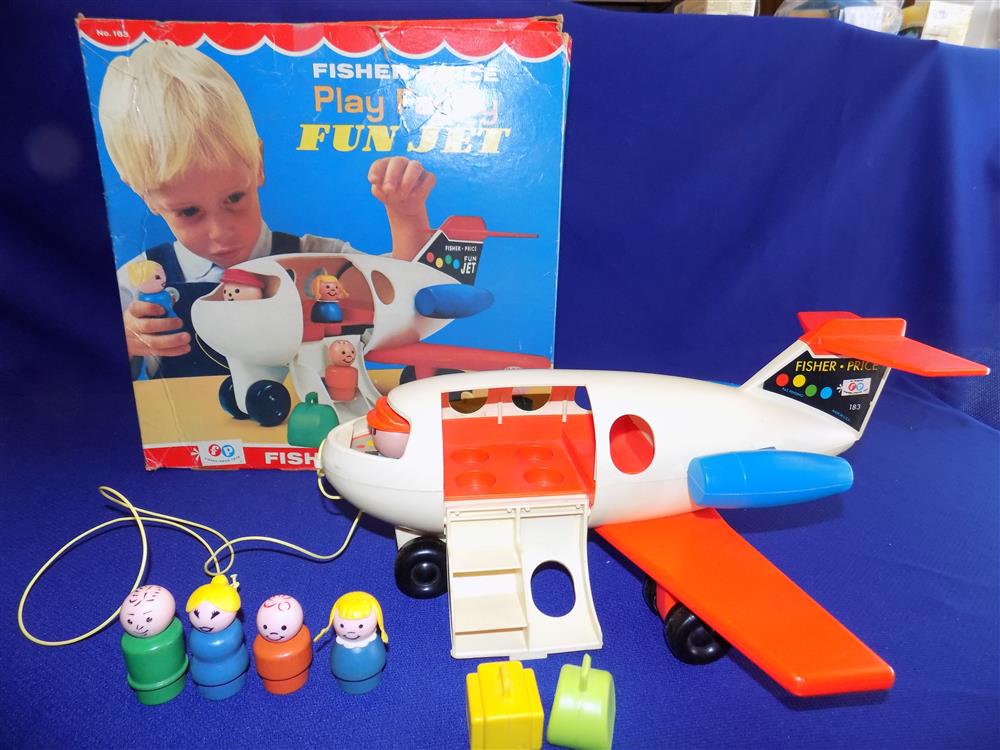 Fisher Price Play Family Fun Jet  #183 Mint picture 5529