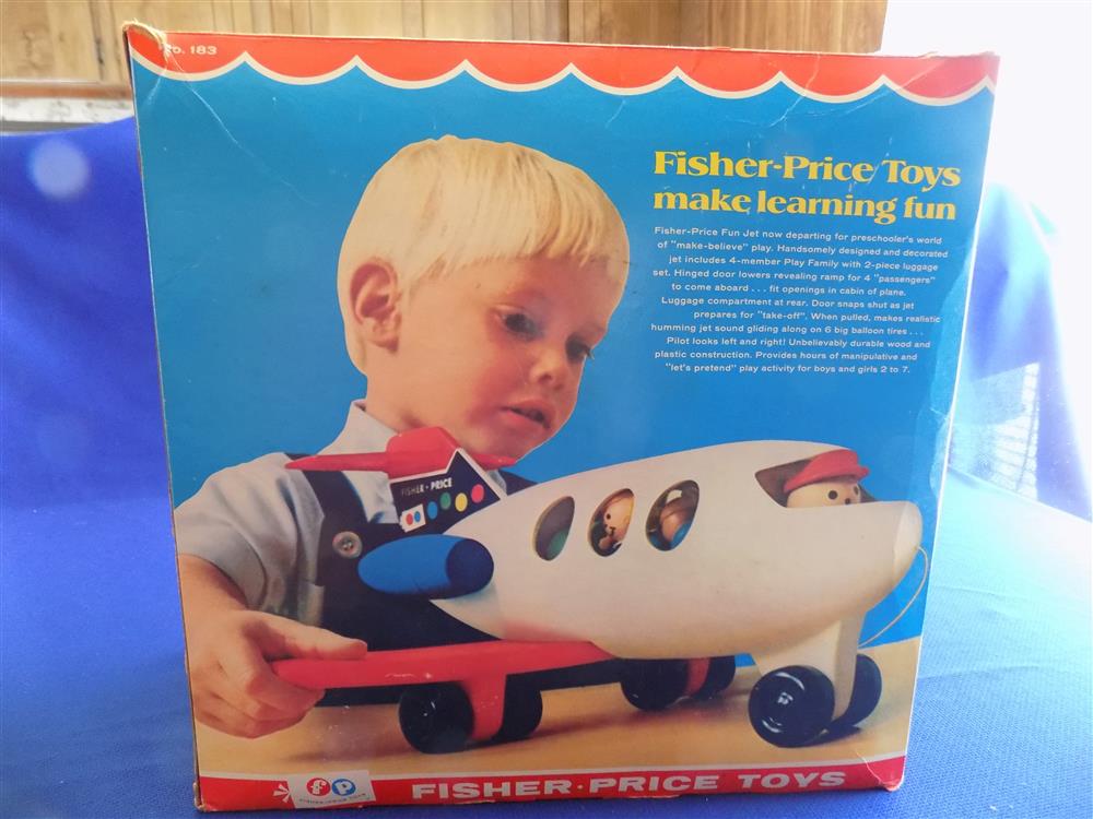 Fisher Price Play Family Fun Jet  #183 Mint picture 5536