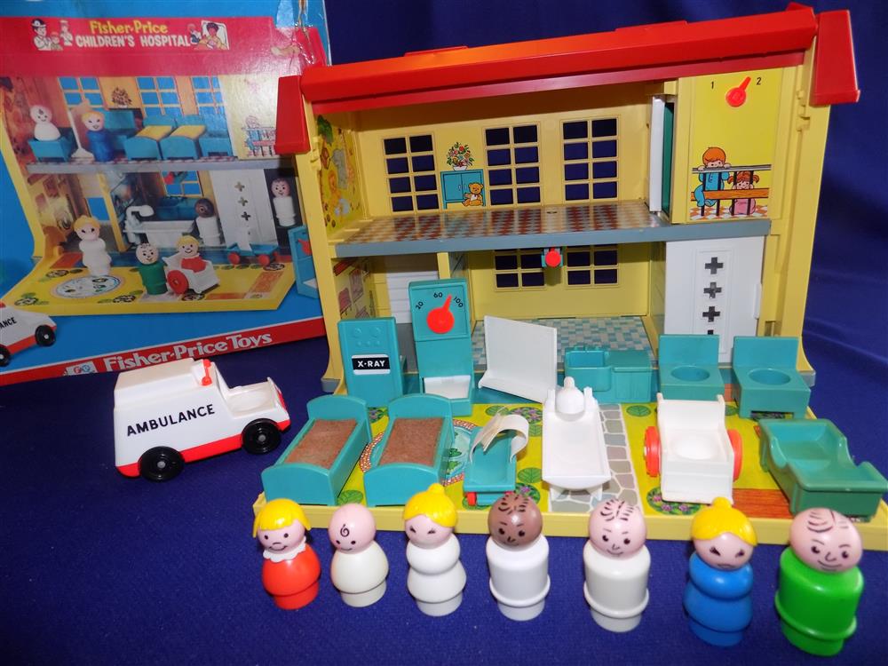 Fisher Price Little People Childrens Hospital #931 Complete in Box picture 8786