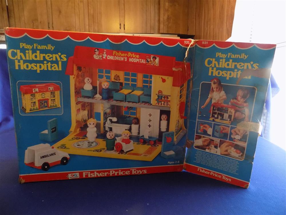Fisher Price Little People Childrens Hospital #931 Complete in Box picture 8795