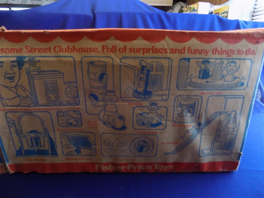 Fisher Price Little People Sesame Street Clubhouse #937 Excellent picture 8811