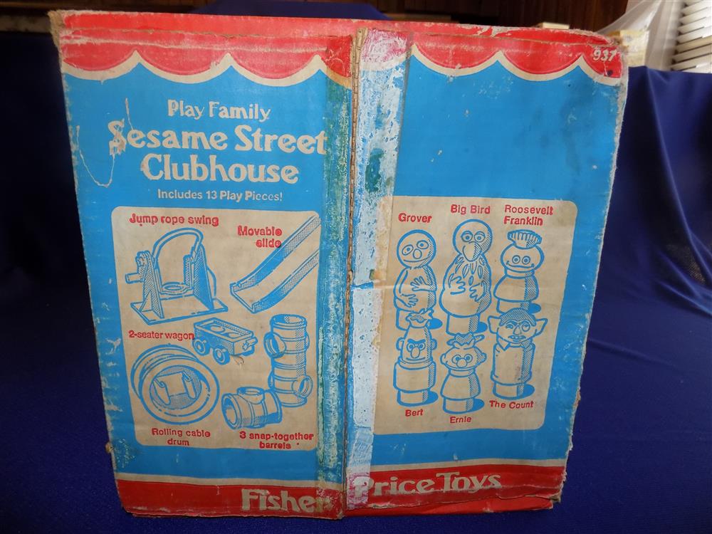 Fisher Price Little People Sesame Street Clubhouse #937 Excellent picture 8814
