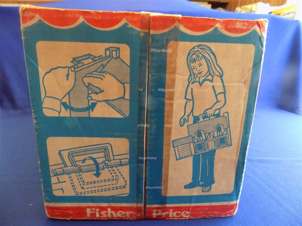 Fisher Price Little People Play Family Brown Tudor House #952 Excellent with box picture 8859