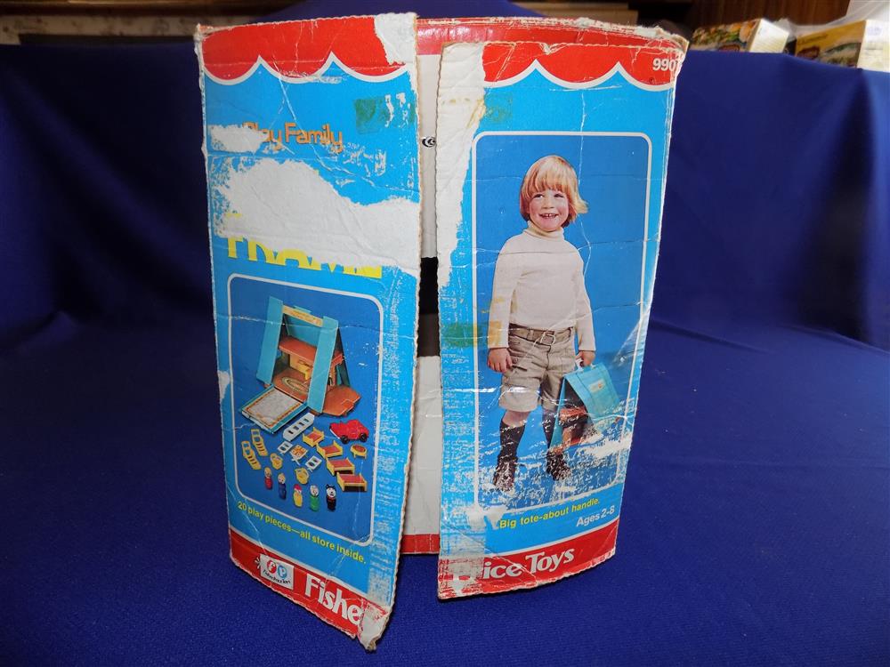 Fisher Price Little People Play Family A Frame #990 Vintage Near Mint with box picture 8885