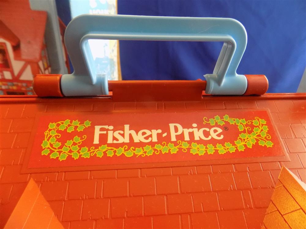 Fisher Price Little People Brown Tudor House Vintage #952 Near mint with box picture 9849