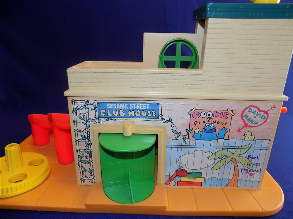 Fisher Price Little People Sesame Street Clubhouse #937 Complete picture 9866