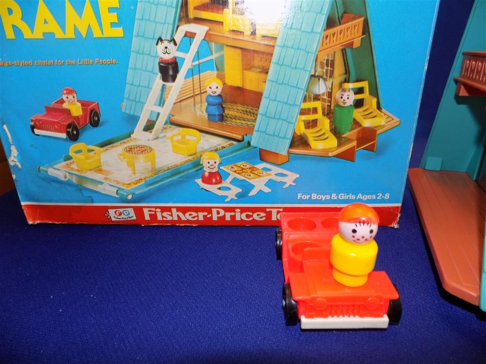 Fisher Price Little People A Frame House #990 Mint in Box picture 9872