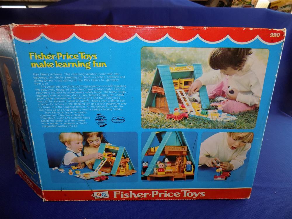 Fisher Price Little People A Frame House #990 Mint in Box picture 9880