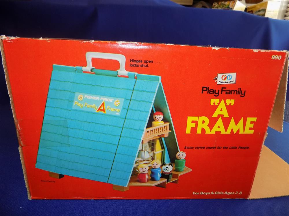 Fisher Price Little People A Frame House #990 Mint in Box picture 9881