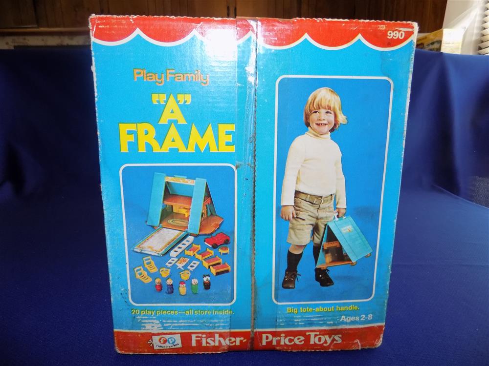 Fisher Price Little People A Frame House #990 Mint in Box picture 9883