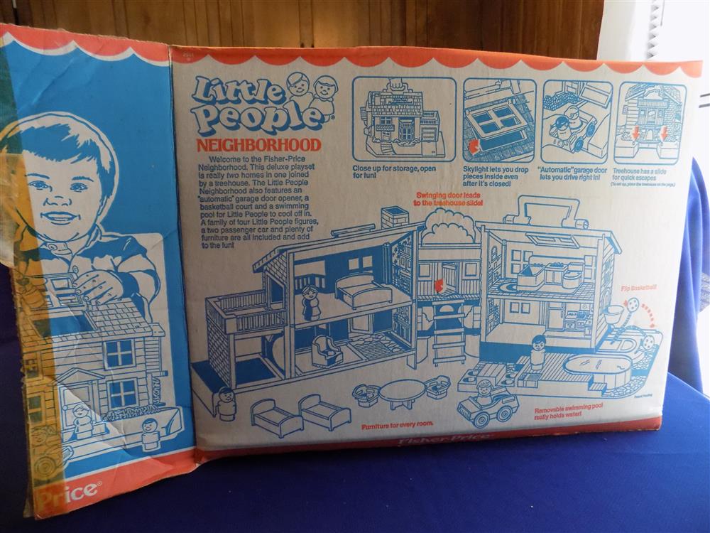 Fisher Price Little People Neighborhood House Set #2551 mint in box picture 11002