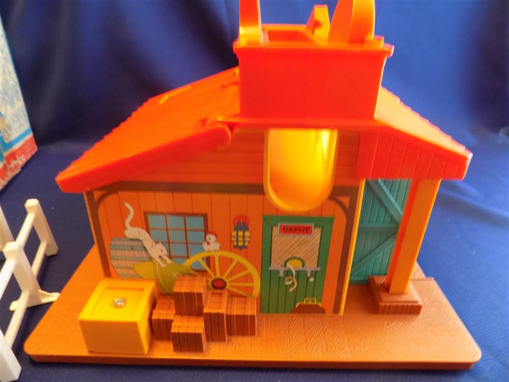 Fisher Price Little People Western Town #934 Complete in Box Near mint vintage set picture 10914