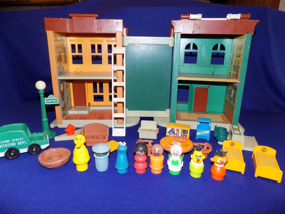 Fisher Price Little People Sesame Street Village #938 Excellent Complete Set picture 11038