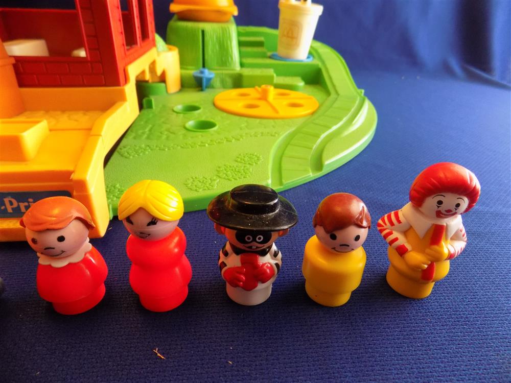 Fisher Price Little People McDonalds Set #2552 Near mint complete set picture 16171