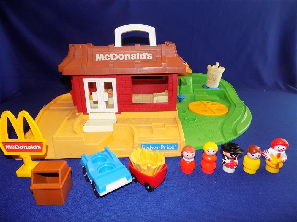 Fisher Price Little People McDonalds Set #2552 Near mint complete set picture 16170