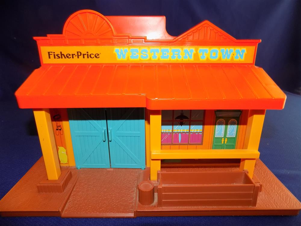 Fisher Price Little People Western Town #934 Mint and complete set picture 14092
