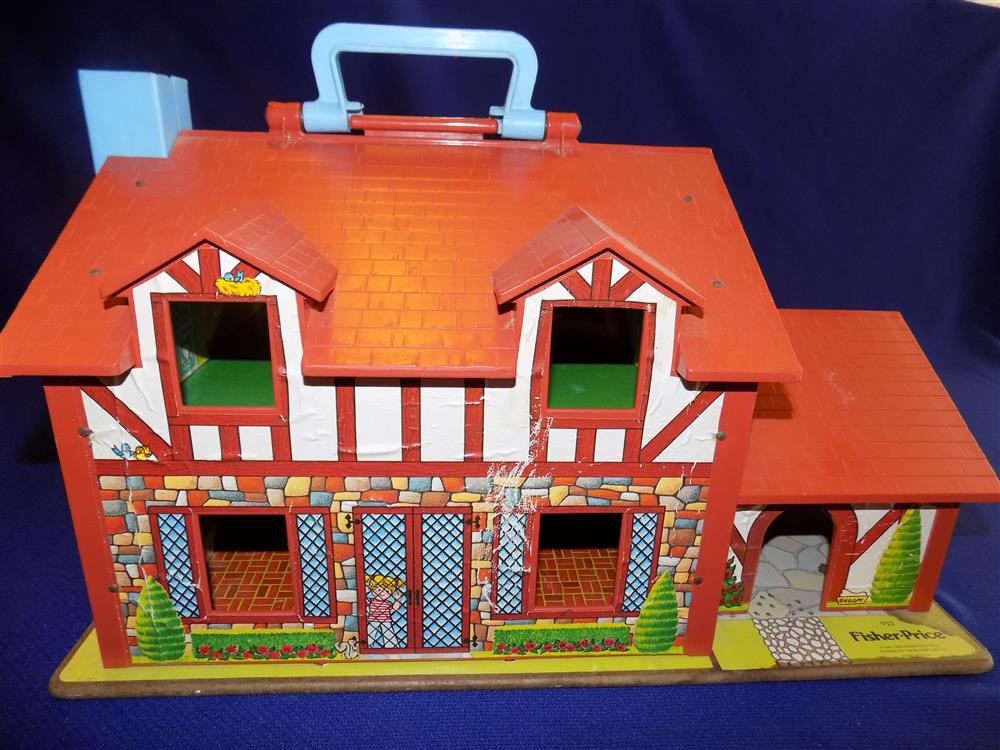 Fisher Price Little People Brown Tudor House #952 Complete picture 15155