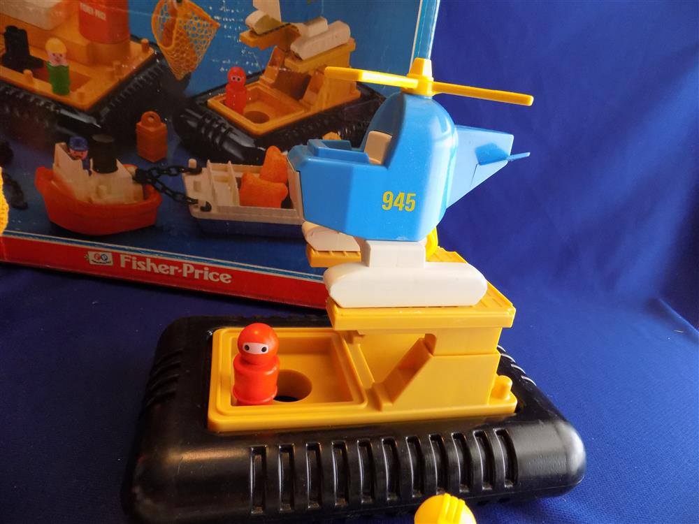 Fisher Price Little People Offshore Cargo Base #945 Mint picture 16222