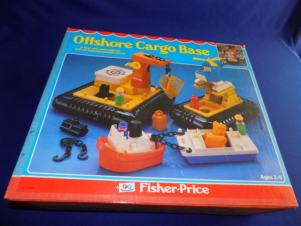 Fisher Price Little People Off Shore Cargo Base #945 Sealed picture 16236