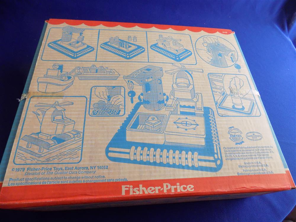 Fisher Price Little People Off Shore Cargo Base #945 Sealed picture 16243