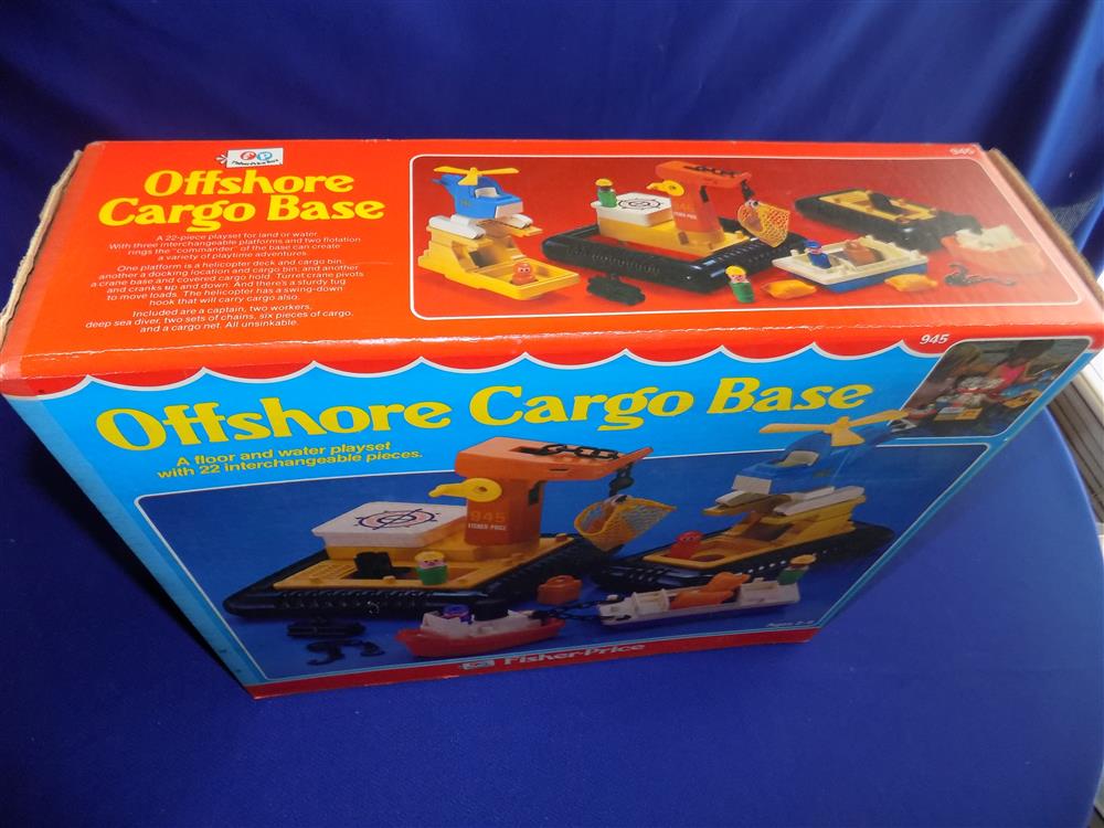 Fisher Price Little People Off Shore Cargo Base #945 Sealed picture 16239