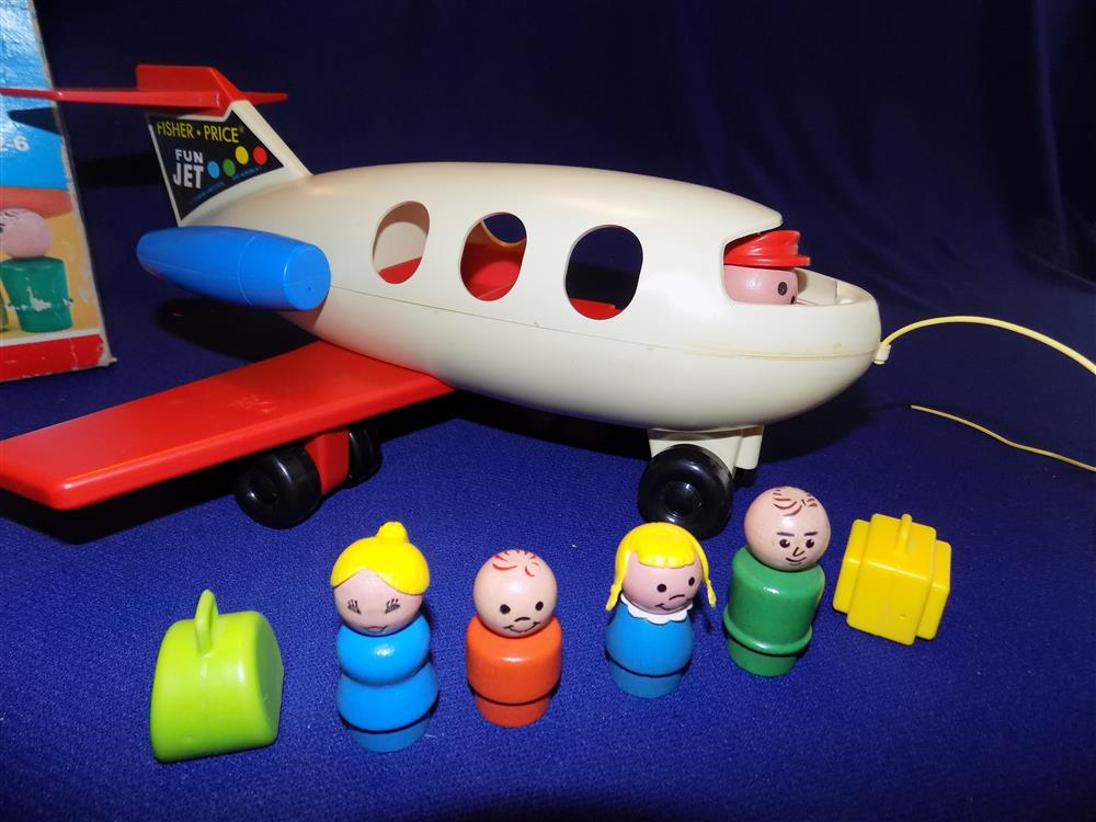 Fisher Price Little People Play Family Fun Jet #183 in Box picture 17273