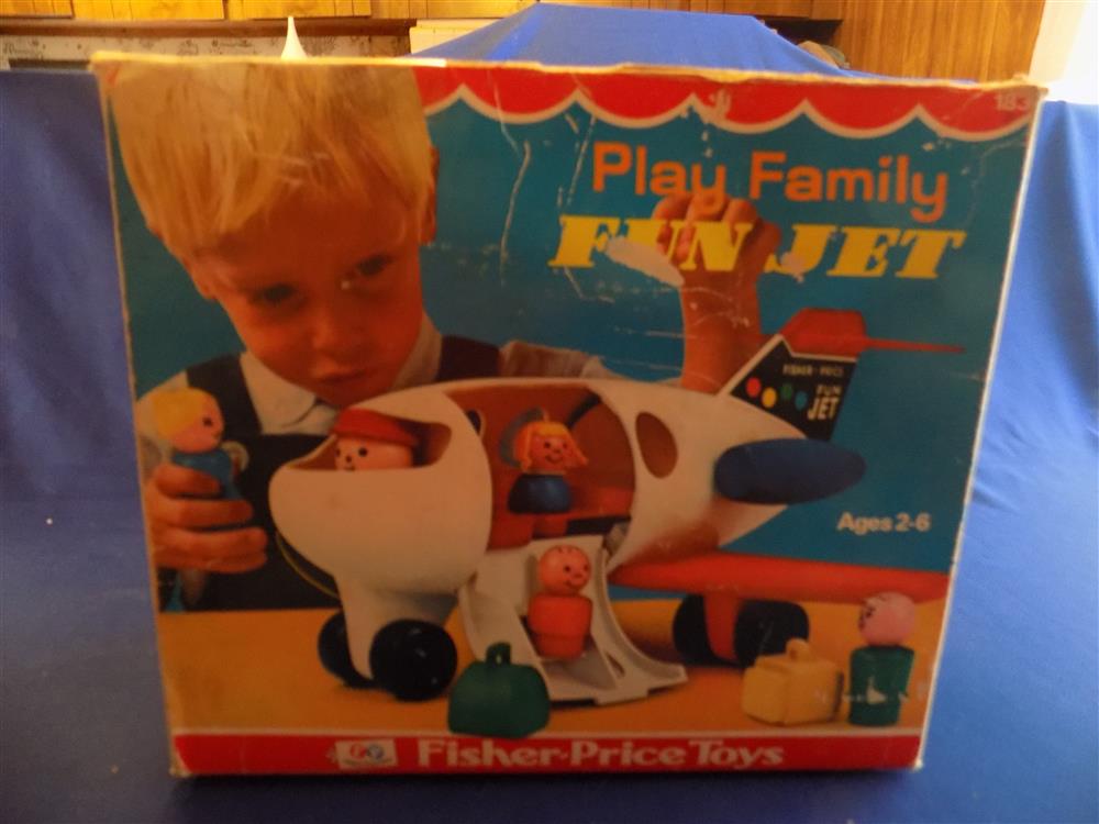 Fisher Price Little People Play Family Fun Jet #183 in Box picture 17276