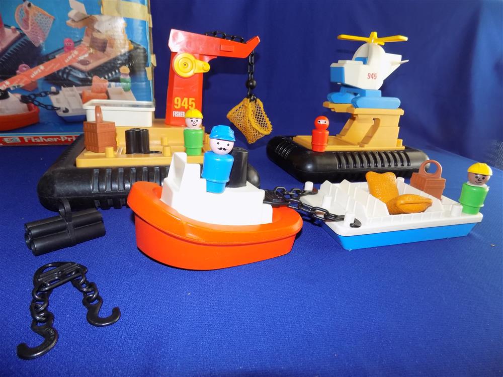 Fisher Price Little People Off Shore Cargo Base #945 Complete in Box picture 17271