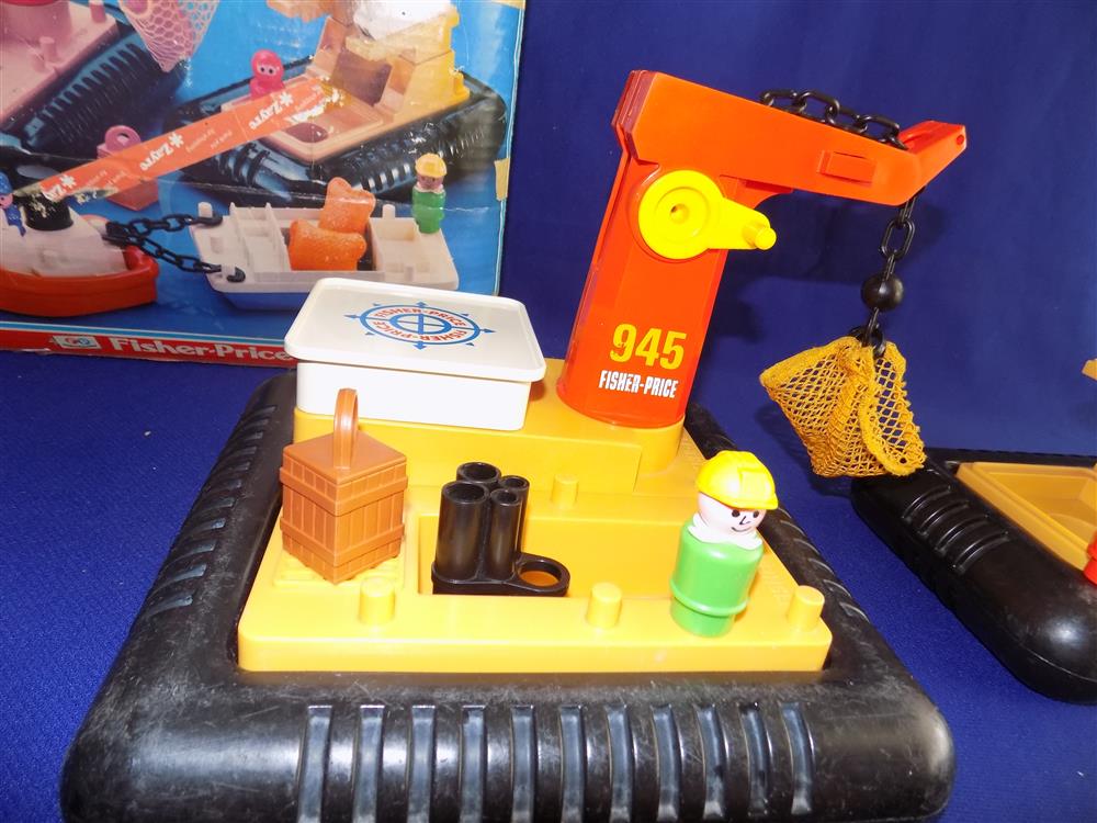 Fisher Price Little People Off Shore Cargo Base #945 Complete in Box picture 17281