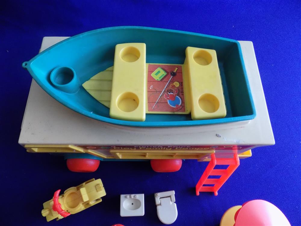 Fisher Price Play Family Camper #994 Complete Plus Extras picture 17301