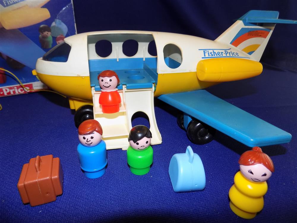 Fisher Price Little People Play Family Jetliner #182 Mint picture 18282