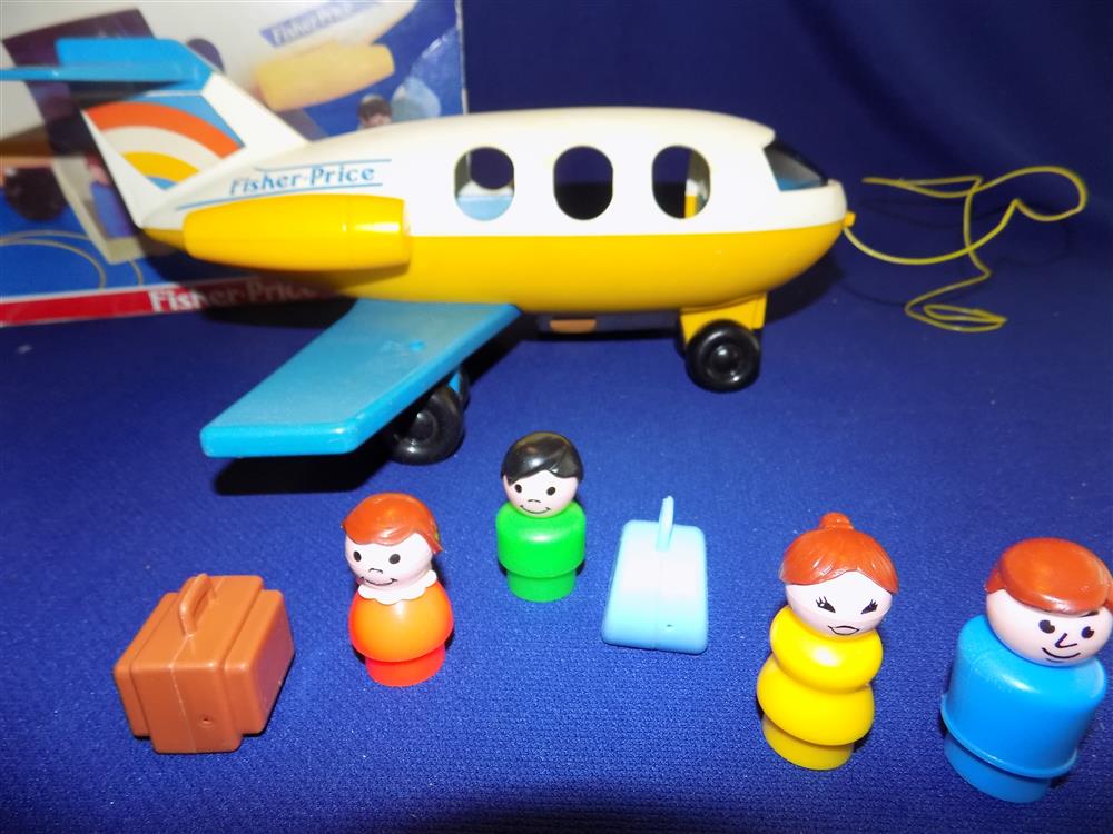 Fisher Price Little People Play Family Jetliner #182 Mint picture 18283