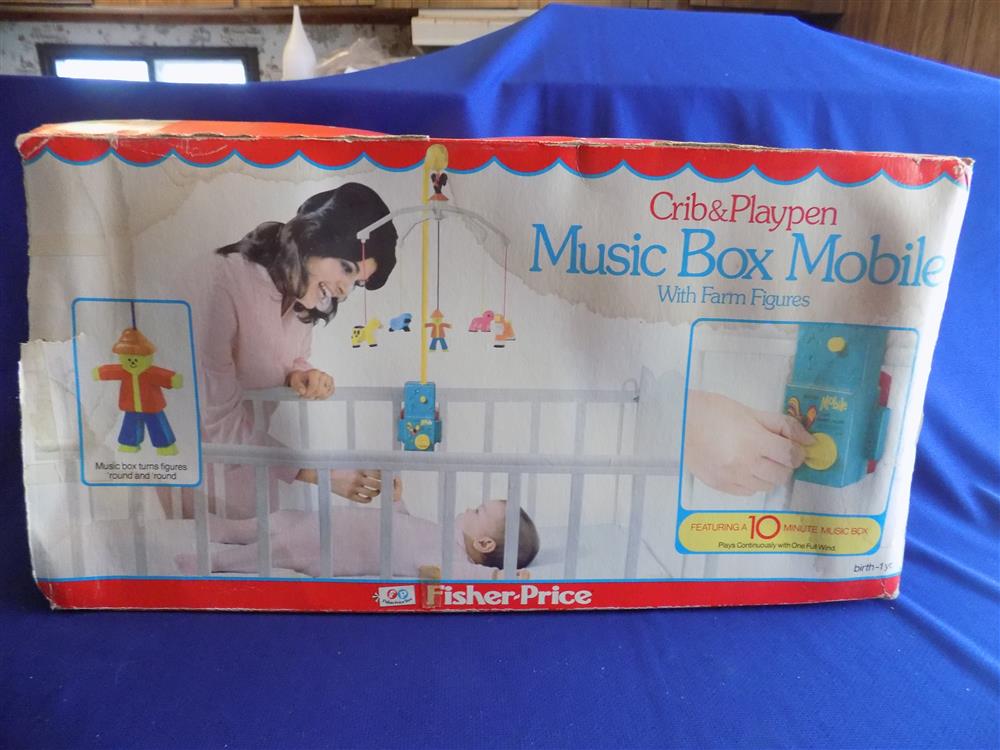 Fisher Price Crib and Playpen Music Box Mobile #174 picture 18298