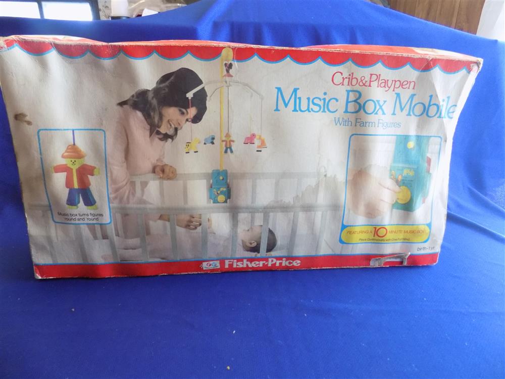 Fisher Price Crib and Playpen Music Box Mobile #174 picture 18299