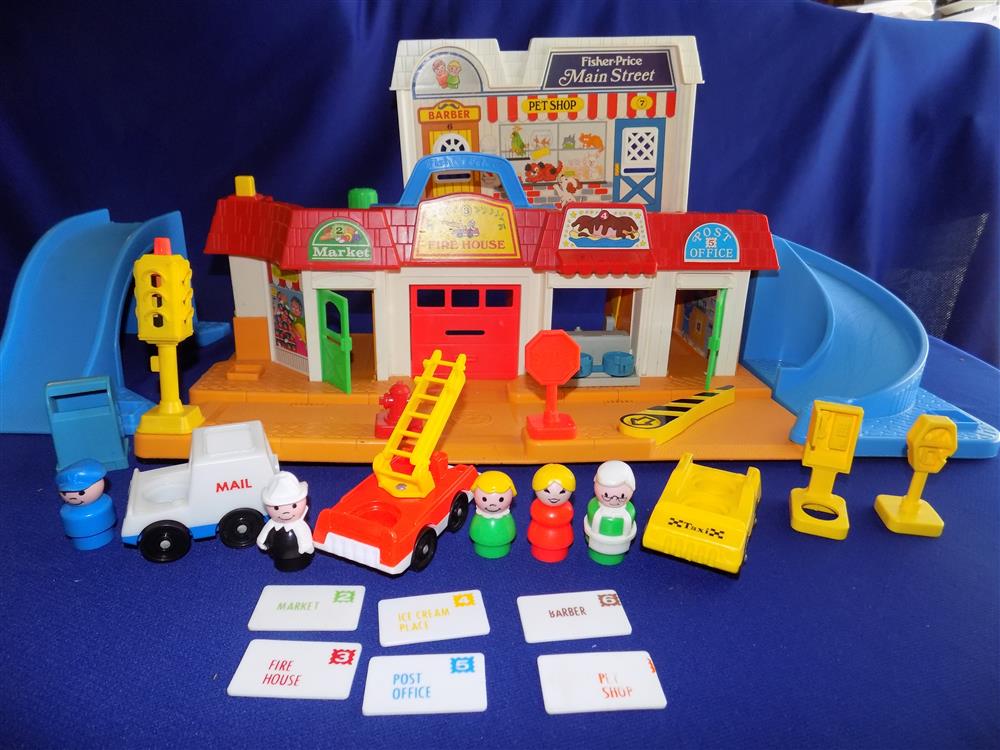 Fisher Price Little People Main Street #2500 Incomplete picture 18341