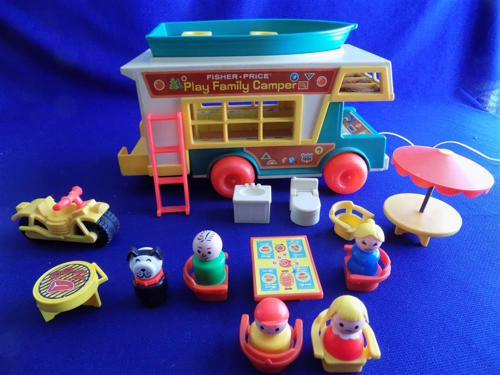 Fisher Price Little People Camper Set #994 Complete and Extras picture 19332