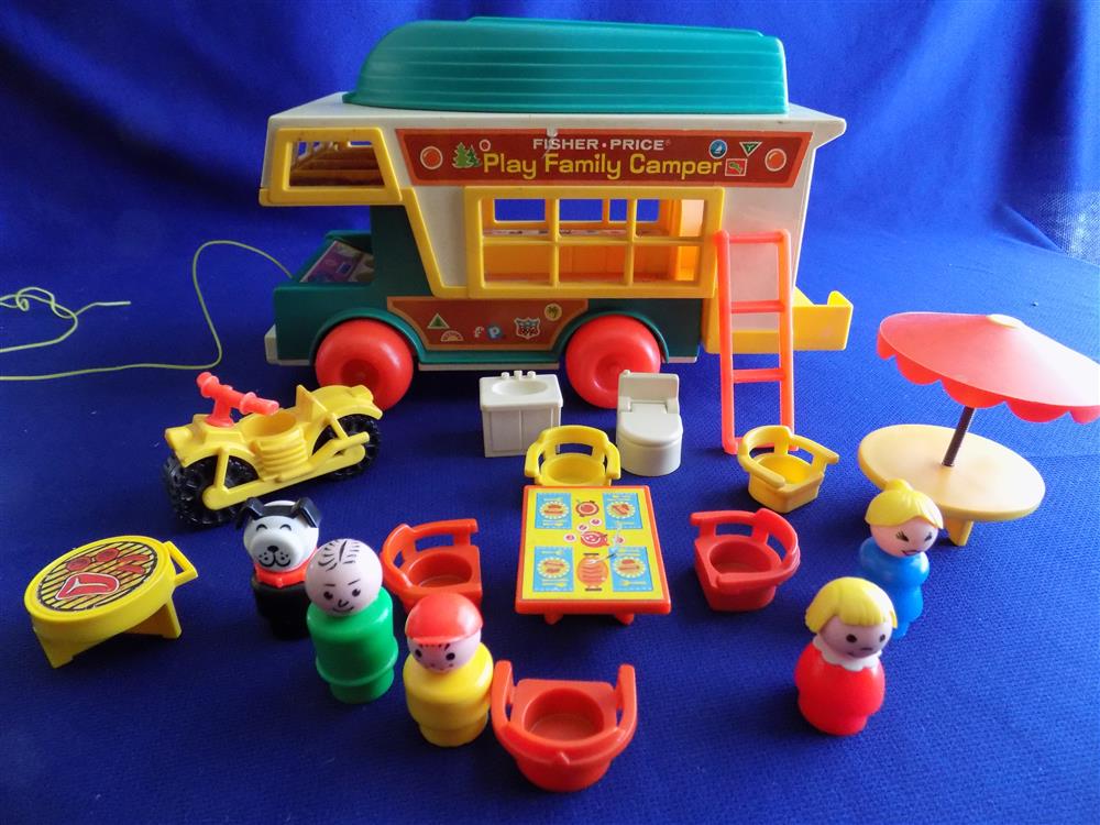Fisher Price Little People Camper Set #994 Complete and Extras picture 19334