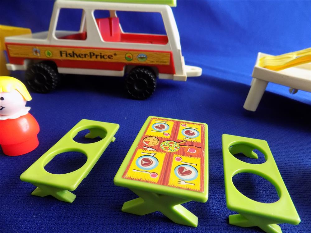 Fisher Price Little People Pop Up Camper #992 1979 picture 19377