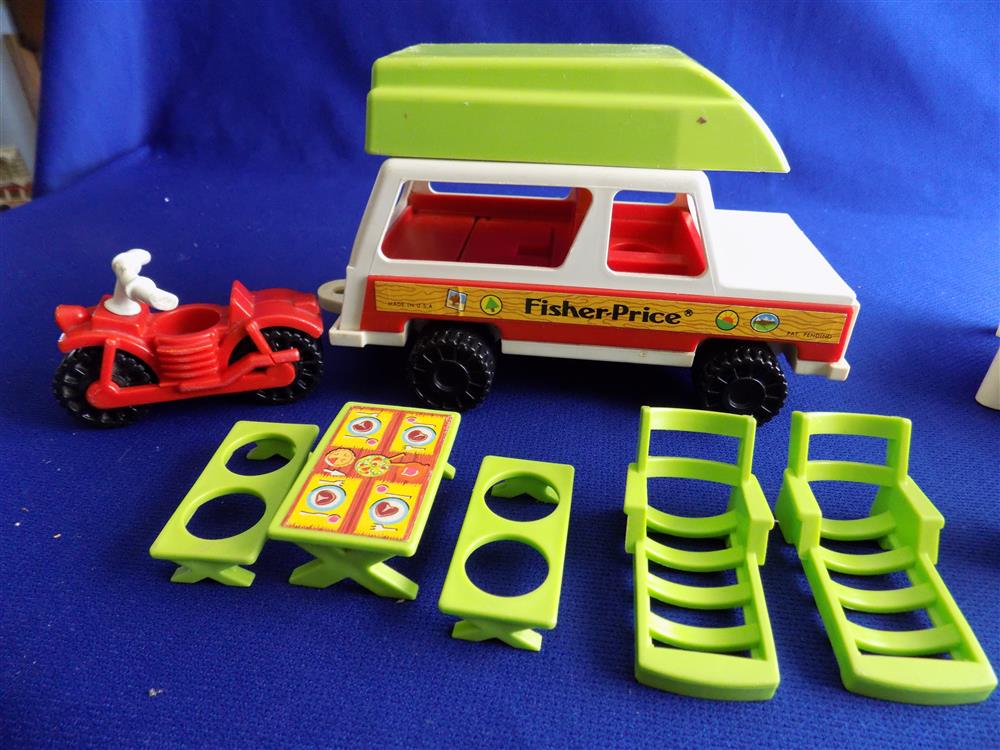Fisher Price Little People Pop Up Camper #992 1979 picture 19379